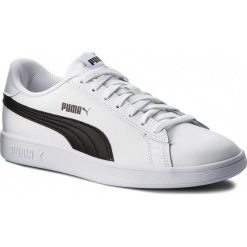 Sneakersy PUMA - Smash V2 L 365215 01 Puma White/Puma White. Białe buty sportowe casual marki Puma, z materiału. W wyprzedaży za 179.00 zł.