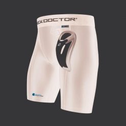 Spodenki kompresyjne Shock Doctor avec Bioflex Cup noir. Czarne odzież kompresyjna SHOCK DOCTOR, l, bez wzorów, z materiału, do piłki ręcznej. Za 258.00 zł.
