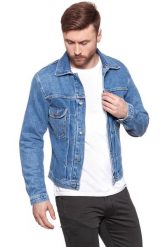 KURTKA JEANSOWA WRANGLER RETRO JACKET KABEL BLUE W442ER19K 112128842. Niebieskie kurtki Wrangler, m, bez wzorów, z jeansu, bez kaptura. Za 129.99 zł.