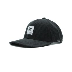 Czapka bejsbolowa - Sztruks - Recykling - Bez usztywnienia (Czarny). Czarne czapki z daszkiem SURF MONKEY, bez wzorów, z poliesteru. Za 159.95 zł.