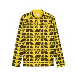 Męska bluza przedmeczowa z zamkiem 1/4 Borussia Dortmund PUMA. Czarne bluzy bez kaptura Puma, m, bez wzorów, bez kaptura. Za 339.00 zł.