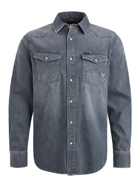 PME Legend Koszula dżinsowa w kolorze niebieskim rozmiar: L. Niebieskie koszule PME Legend, l, bez wzorów, bez kołnierzyka, bez ramiączek. Za 281.76 zł.