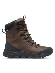 Columbia Śniegowce Expeditionist Extreme 2078971 Brązowy. Brązowe śniegowce Columbia, ze skóry, bez zapięcia. Za 549.99 zł.