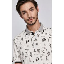 Medicine - Polo. Białe koszulki polo sportowe MEDICINE, m, bez wzorów, z dzianiny, bez kołnierzyka, bez ramiączek. W wyprzedaży za 49.90 zł.