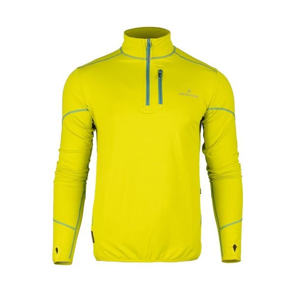 Bluza męska Swiftlayer half zipp 1VTX. Żółte bielizna termoaktywna Bergson, na zimę, m, bez wzorów, bez ramiączek, narciarskie. W wyprzedaży za 195.00 zł.