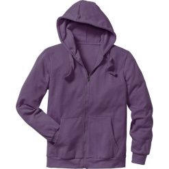 Bluza rozpinana z kapturem Regular Fit bonprix jagodowy. Fioletowe bluzy z kapturem marki bonprix, z dresówki. Za 49.99 zł.