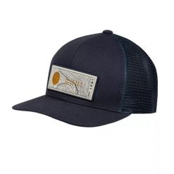 Czapka z daszkiem Explore Trucker Cap Lewen Navy. Niebieskie czapki z daszkiem Buff, bez wzorów. Za 130.99 zł.