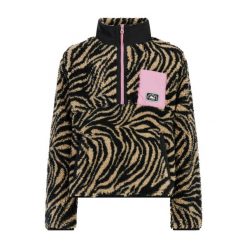 Polar dla dziewczynki Protest Denica. Brązowe bluzy z polaru Protest, na zimę, bez wzorów, z polaru, bez kaptura. Za 245.00 zł.