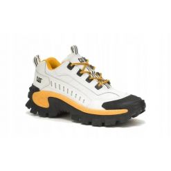 Buty trekkingowe dla mężczyzn Caterpillar Intruder. Białe buty trekkingowe CATerpillar, bez wzorów, bez zapięcia. Za 449.99 zł.