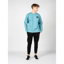 Bluza trekking męska. Niebieskie bluzy Champion, m, bez wzorów, z bawełny, bez kaptura. Za 166.00 zł.