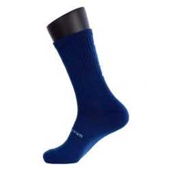 Black Crown Pro wysokie skarpety Marino/Verde 35-38. Niebieskie skarpetki sportowe BLACK CROWN, bez wzorów, z materiału. Za 127.99 zł.
