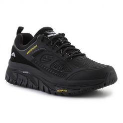 Buty do chodzenia męskie Skechers Arch Fit Road Walker. Czarne buty sportowe casual Skechers, bez wzorów, z gumy, bez zapięcia. Za 449.00 zł.
