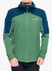 Kurtka softshell męska Vaude Elope Wind Jacket. Zielone kurtki Vaude, l, bez wzorów, z elastanu, bez kaptura. Za 459.30 zł.