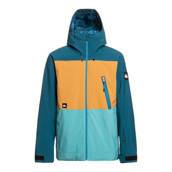 Kurtka snowboardowa męska Quiksilver Sycamore. Niebieskie kurtki narciarskie i snowboardowe Quiksilver, m, bez wzorów, narciarskie. Za 649.99 zł.