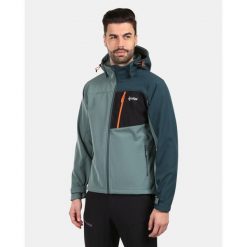 Męska kurtka softshell Kilpi ONTAVIO-M. Zielone kurtki Kilpi, m, bez wzorów, z softshellu, bez kaptura. Za 422.05 zł.