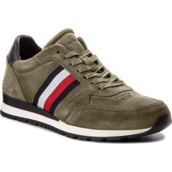 Sneakersy TOMMY HILFIGER - Luxury Suede Runner FM0FM01815 Dusty Olive 011. Buty sportowe casual marki Tommy Hilfiger. W wyprzedaży za 359.00 zł.