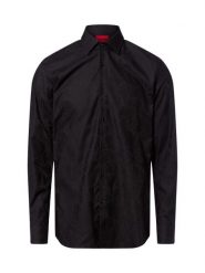 HUGO koszula biznesowa - Kenno Mężczyźni Slim Fit Bawełna czarny, 38. Czarne koszule Hugo, m, bez wzorów, z bawełny, bez kołnierzyka, bez ramiączek. Za 349.95 zł.