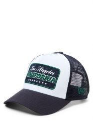 New Era czapka z daszkiem Mężczyźni Bawełna (100%) biały|czarny, ONE SIZE. Białe czapki z daszkiem New Era, z aplikacjami, z bawełny. Za 119.95 zł.