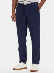 Polo Ralph Lauren Spodnie materiałowe 710940611001 Granatowy Tapered Fit. Niebieskie spodnie materiałowe Polo Ralph Lauren, l, bez wzorów, ze lnu. Za 1,299.00 zł.