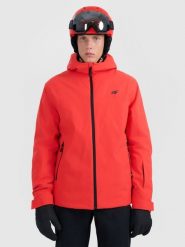 4F Kurtka narciarska membrana 5000 męska - czerwona L. Czerwone kurtki narciarskie i snowboardowe 4F, l, bez wzorów, z tkaniny, narciarskie. Za 349.99 zł.