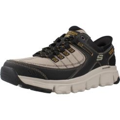 Buty Mężczyzna Skechers Summits At czarny. Brązowe buty sportowe casual Skechers, bez wzorów, bez zapięcia. Za 382.36 zł.
