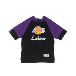 Sweatshirt z kapturem Los Angeles Lakers. Czarne bluzy Mitchell & Ness, bez wzorów, z kapturem. Za 375.00 zł.