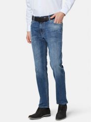 Bugatti Jeansy 3919D 26612 Granatowy Modern Fit. Niebieskie jeansy Bugatti, m. Za 409.99 zł.
