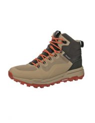 Buty trekkingowe męskie Halti Kuru Mid DX. Brązowe trekkingi Halti, bez wzorów, z elastanu, bez zapięcia. Za 949.99 zł.