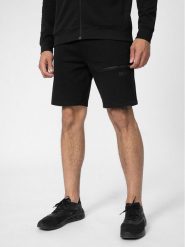 4F Szorty sportowe 4FSS23TSHOM057 Czarny Regular Fit. Czarne krótkie spodenki sportowe 4F, m, bez wzorów, z bawełny. Za 99.99 zł.