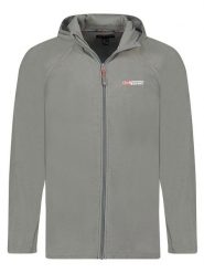 Geographical Norway Kurtka polarowa "Tugood" w kolorze szarym rozmiar: XL. Szare kurtki Geographical Norway, xl, bez wzorów, z materiału, bez kaptura. Za 92.21 zł.