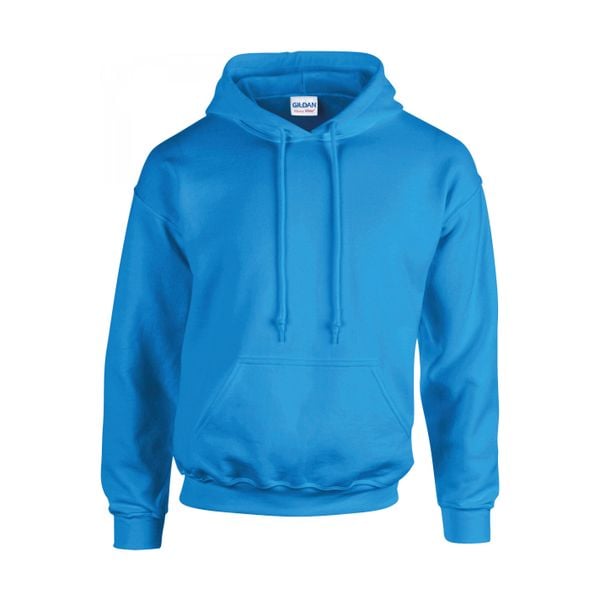 Bluza z kapturem Gildan Heavy Blend ®. Niebieskie bluzy z kapturem GILDAN, s, bez wzorów, z bawełny, z kapturem. Za 81.40 zł.