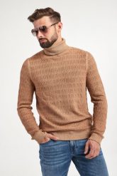 Sweter męski z golfem Woliam JOOP!. Golfy JOOP!, m, bez wzorów, bez kołnierzyka, bez ramiączek. W wyprzedaży za 645.32 zł.