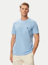 Beverly Hills Polo Club T-Shirt P-SS26M-TS414000 Niebieski jasny Regular Fit. Niebieskie koszulki polo Beverly Hills Polo Club, m, bez wzorów, z bawełny, bez kołnierzyka, bez ramiączek. Za 129.99 zł.