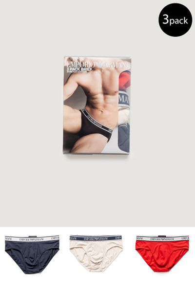 Slipy Mężczyzna EMPORIO ARMANI CONNECTED. Czerwone slipki Emporio Armani Connected, m, bez wzorów, z bawełny. Za 213.70 zł.