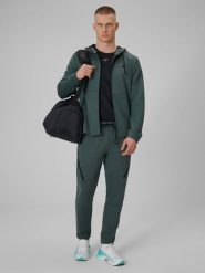 4F Spodnie treningowe szybkoschnące męskie - szare L. Szare spodnie treningowe długie 4F, l, bez wzorów, ze skóry. Za 199.99 zł.