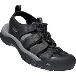 Buty trekkingowe męskie Keen Newport. Czarne buty turystyczne Keen, bez wzorów, z gumy, bez zapięcia, outdoorowe. Za 547.00 zł.