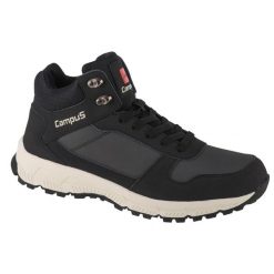 Buty trekkingowe męskie, Campus Norden. Czarne trekkingi Campus, bez wzorów, z gumy, bez zapięcia. Za 249.99 zł.