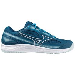 Buty do tenisa Mizuno Break Shot 4 AC. Niebieskie buty sportowe casual Mizuno, bez wzorów, bez zapięcia. Za 269.99 zł.