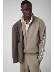 Guess Kardigan 183092 Zielony Classic Fit. Zielone swetry rozpinane Guess, l, z aplikacjami, bez kołnierzyka, bez ramiączek. Za 474.99 zł.