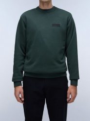 Napapijri Bluza w kolorze zielonym rozmiar: M. Zielone bluzy Napapijri, m, bez wzorów, bez kaptura. Za 190.18 zł.