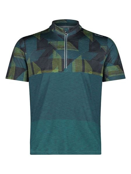Cmp Koszulka kolarska w kolorze turkusowym rozmiar: 54. Niebieskie t-shirty sportowe CMP, bez wzorów, bez ramiączek, rowerowe. Za 87.40 zł.
