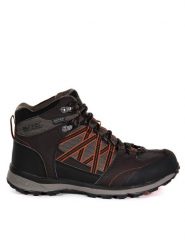 Regatta Trekkingi RMF539 Brązowy. Brązowe botki sznurowane Regatta, bez wzorów, ze skóry, bez obcasa, bez zapięcia. Za 299.99 zł.