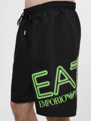 Szorty kąpielowe męskie EA7 Emporio Armani bokserki 902047-4R736-00120. Czarne slipy i bokserki EA7, m, bez wzorów. Za 299.00 zł.