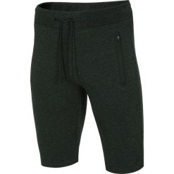 Spodenki dresowe męskie SKMD253 - ciemny szary melanż. Krótkie spodenki sportowe marki 4F. Za 99.99 zł.
