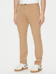 Napapijri Chinosy M-Puyo NP0A4H98 Brązowy Slim Fit. Brązowe eleganckie spodnie Napapijri, m, z bawełny. Za 279.99 zł.