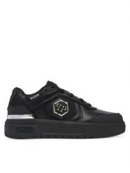 PHILIPP PLEIN Sneakersy SAES USC0766 PTE120N Czarny. Czarne buty sportowe casual Philipp Plein, bez wzorów, ze skóry, bez zapięcia. Za 1,319.00 zł.