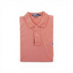 Second life - Męski polo z krótkim rękawem - Stan bardzo dobry. Brązowe koszulki polo RALPH LAUREN, m, bez wzorów, bez kołnierzyka, bez ramiączek, na golfa. Za 127.76 zł.