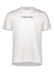 Calvin Klein Koszulka w kolorze białym rozmiar: L. Białe bezrękawniki CALVIN KLEIN, l, bez wzorów, z bawełny, bez kołnierzyka, bez ramiączek. Za 104.99 zł.