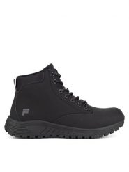 Fila Trzewiki STARLANCER MID FFM0388-83052 Czarny. Czarne botki sznurowane Fila, bez wzorów, z materiału, bez obcasa, bez zapięcia. Za 299.99 zł.