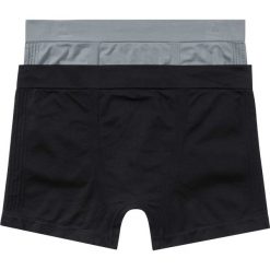 Bokserki bezszwowe (2 pary) bonprix czarno-szary. Bokserki bonprix. Za 29.98 zł.